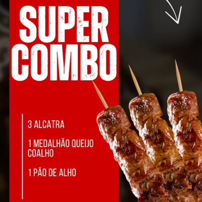 Combo Individual - 5 Espetinhos